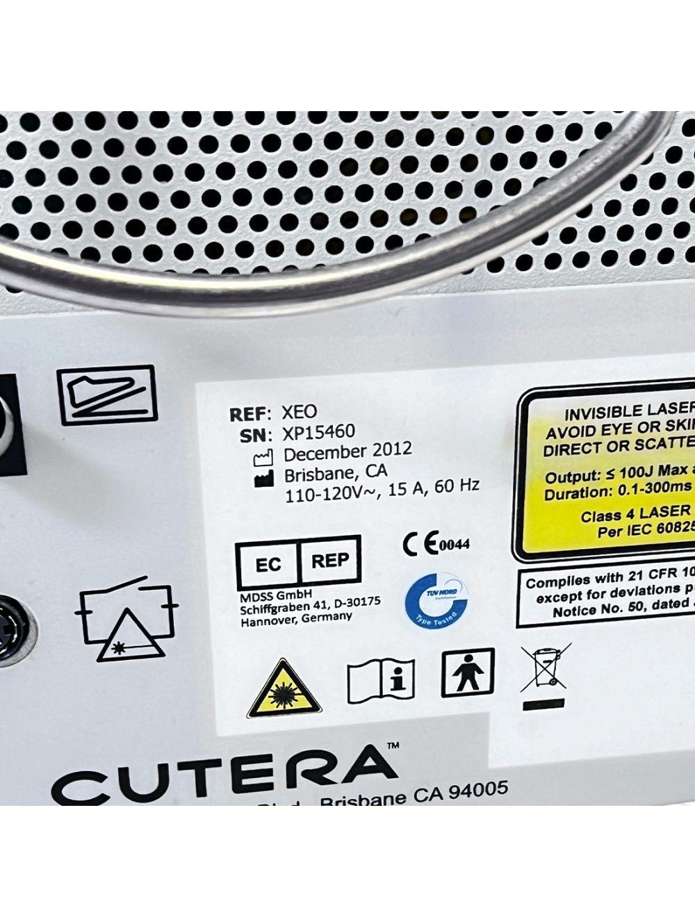 2012 Cutera Xeo Nd:Yag 1064 Laser System Nd Yag Handpiece Skin Acne Scars