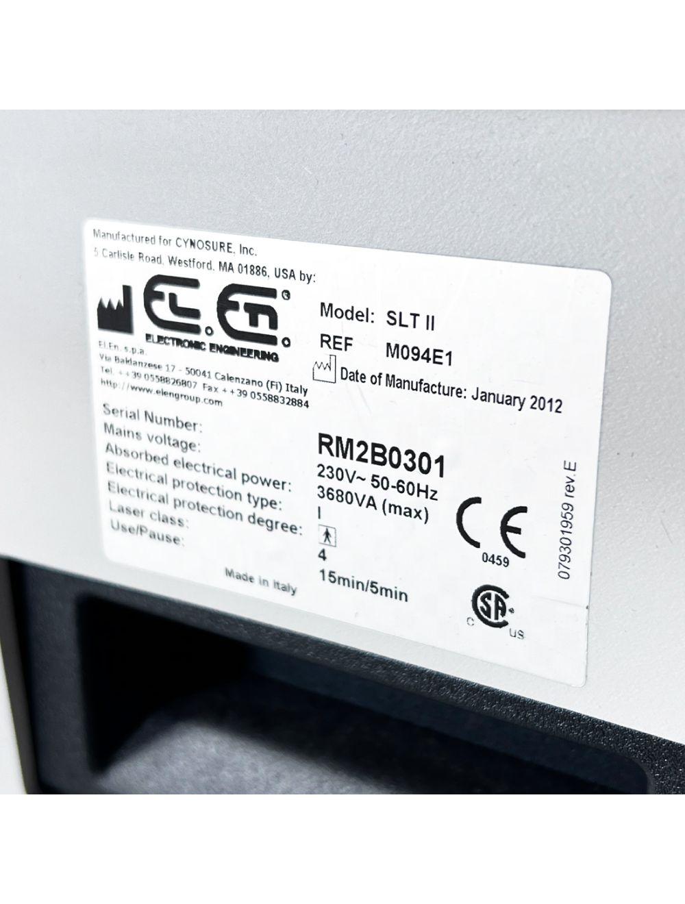 2012 Cynosure Laser Cellulaze Triplex SmartLipo SLT II Palomar M094E1 Nd YAG