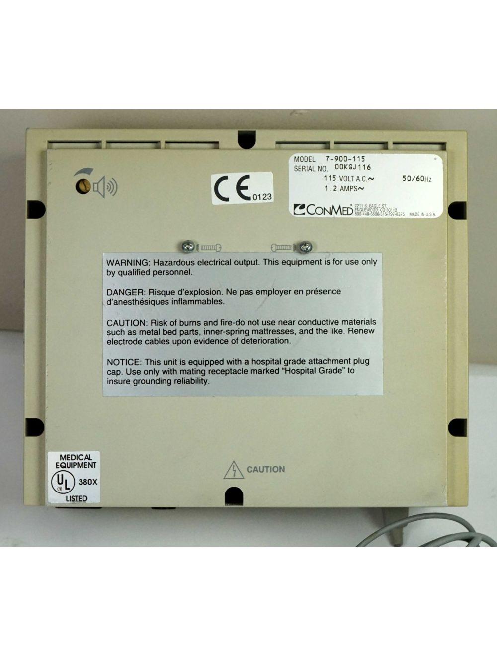 ConMed Hyfrecator 2000 Electrosurgical Unit 7-900-115 High Frequency ESU