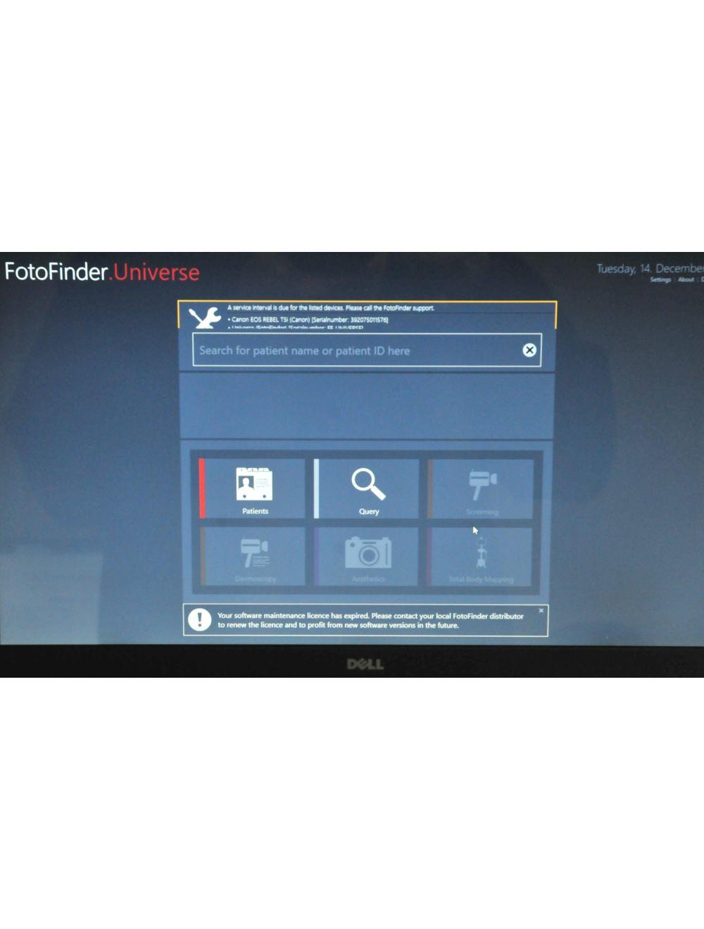 2016 FotoFinder Skin Imaging BodyStation Face Body Results Photography System