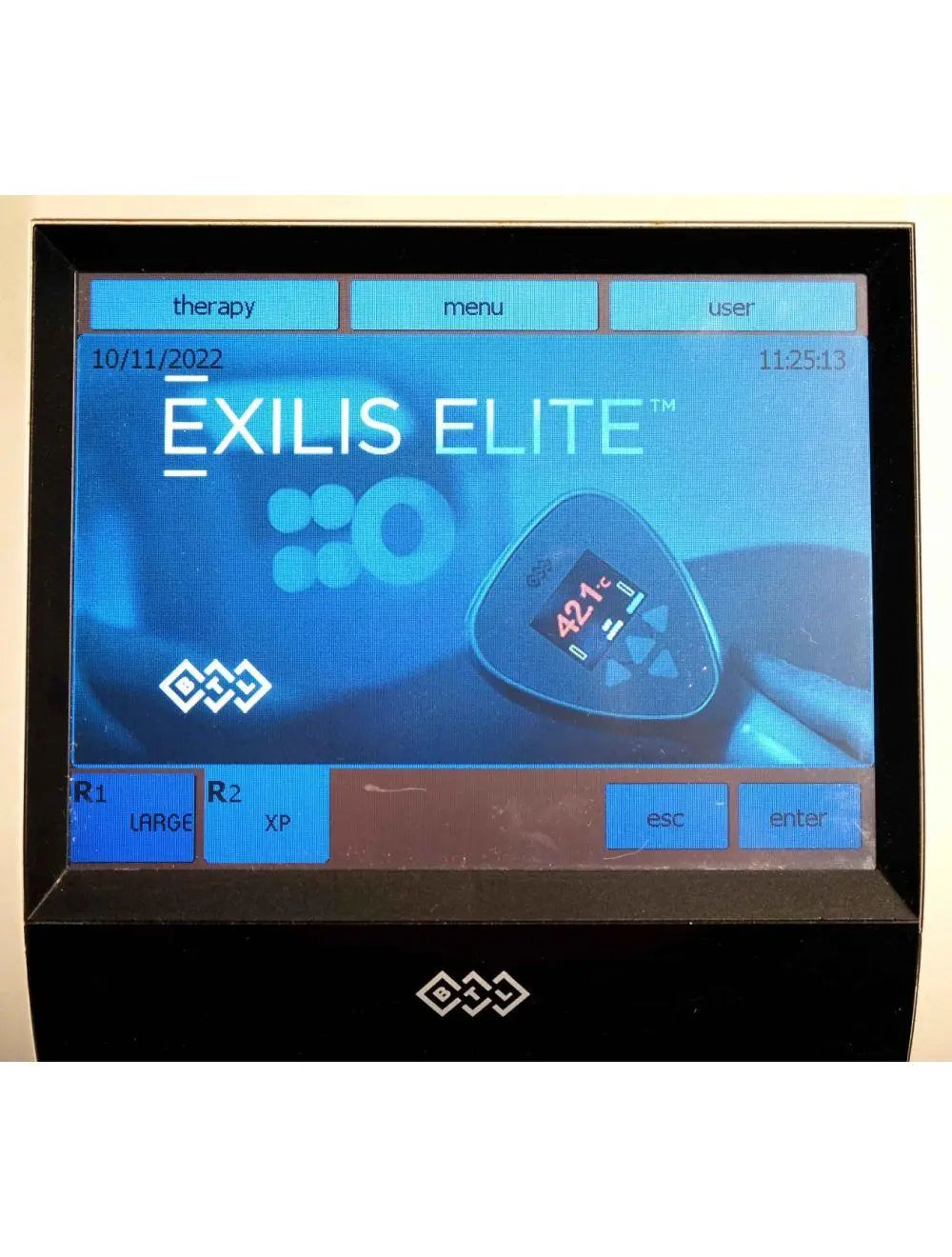 BTL Exilis Elite RF RadioFrequency 90 WATT Wrinkle Skin Tightening 2 Handpieces