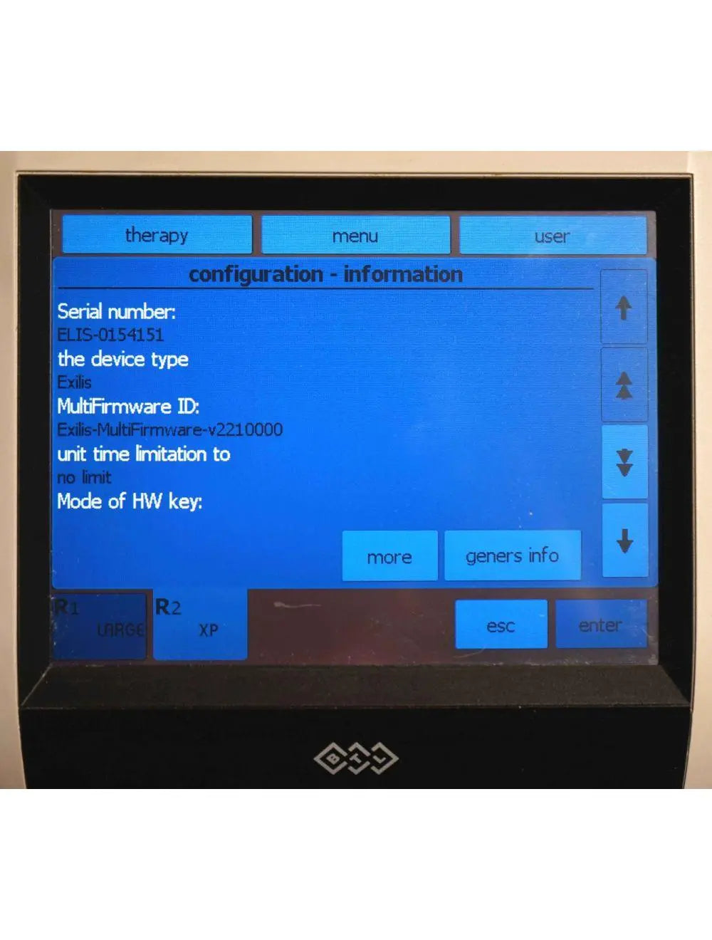 BTL Exilis Elite RF RadioFrequency 90 WATT Wrinkle Skin Tightening 2 Handpieces