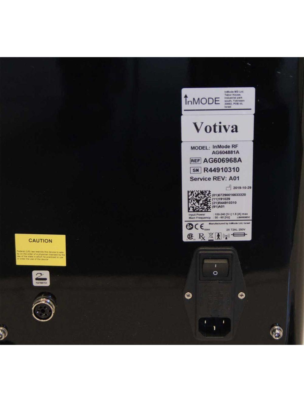 InMode Votiva Fractional RadioFrequency Pulse90 Fractora HP Vaginal RF 2019