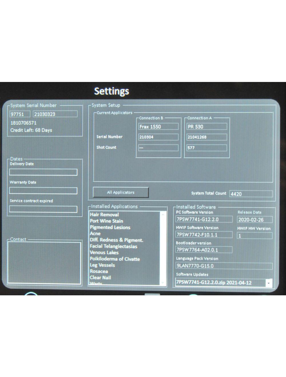 2021 Candela Nordlys Ellipse IPL Laser Vascular Lesion Photo Rejuvenation System