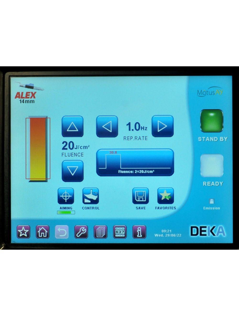 2021 DEKA MotusAY Dual Nd YAG Alex Laser 755 1064 Hair Removal Vascular Motus AY