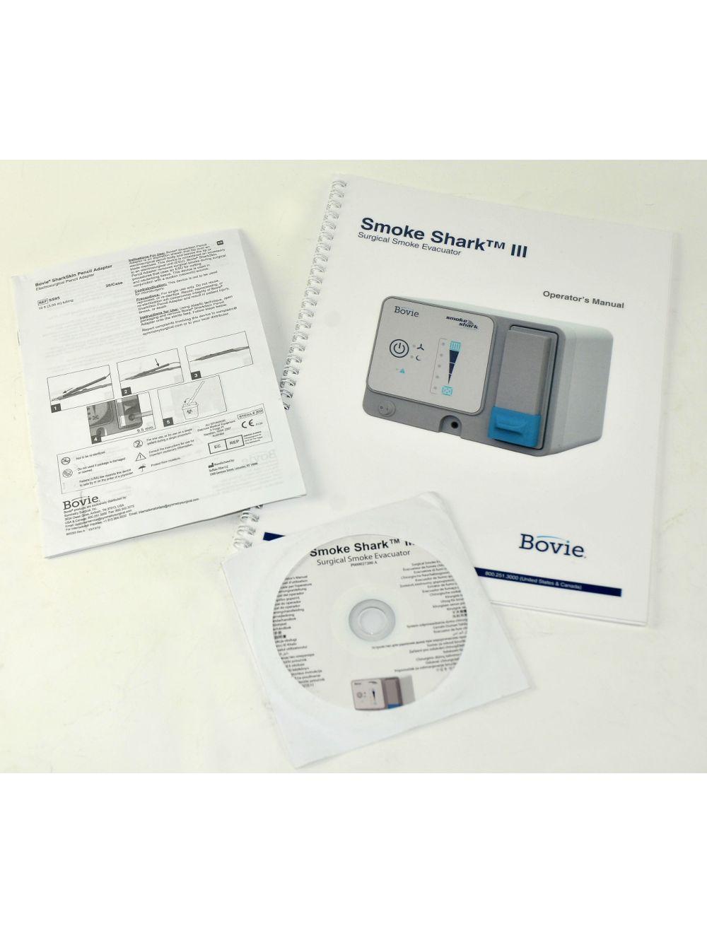 Bovie Smoke Shark III SE03-120 Surgical Smoke Evacuator w/Pencil Adapter 2020