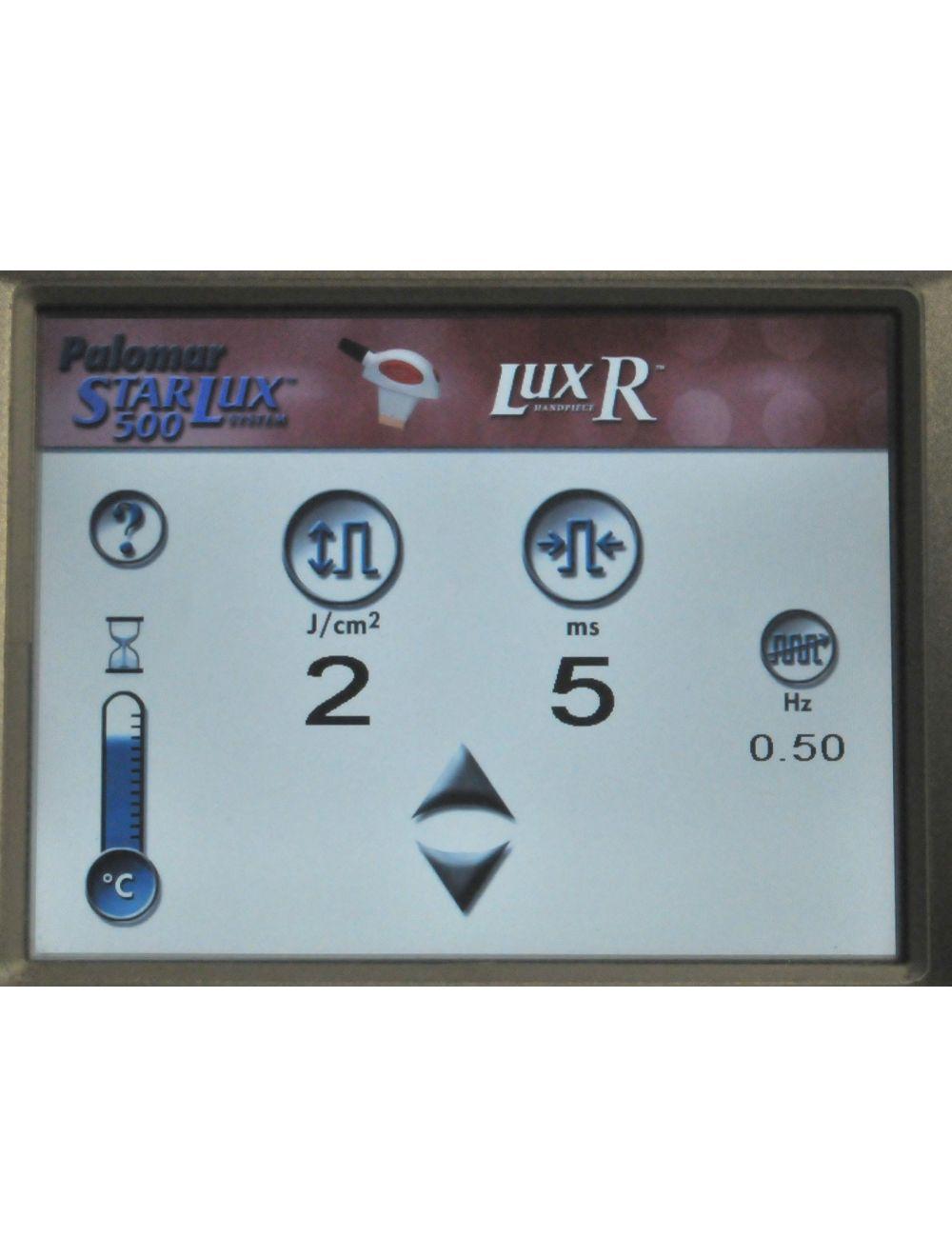 2010 Palomar StarLux 500 IPL Hair Removal Pigmented Lesions Laser LuxR LuxYs