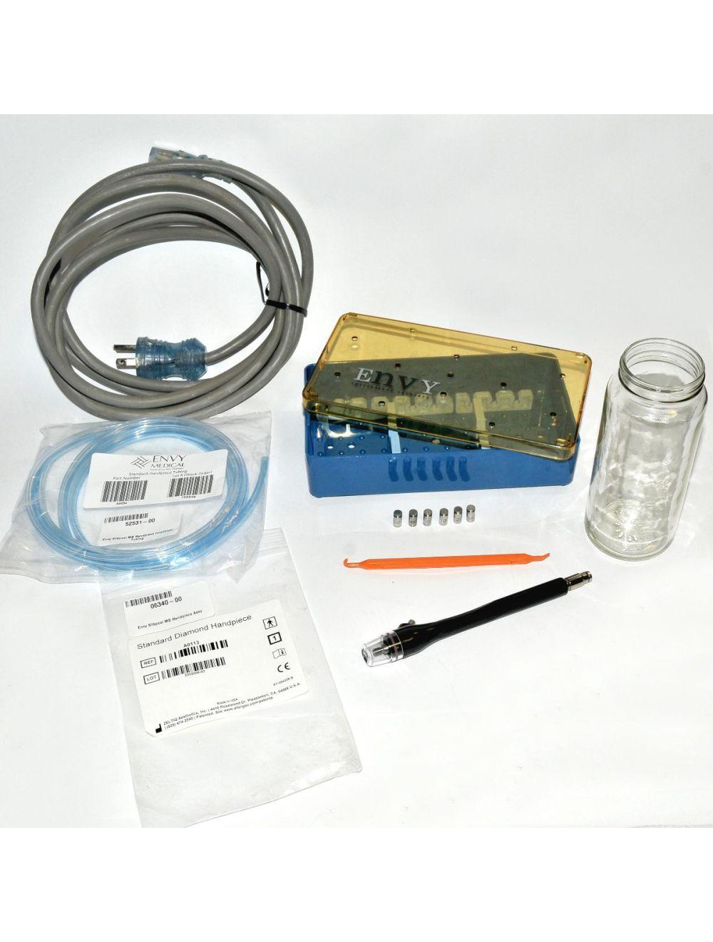 Envy Medical SilkPeel Dermalinfusion Silk Peel Standard Handpiece Tip Kit 540Hrs