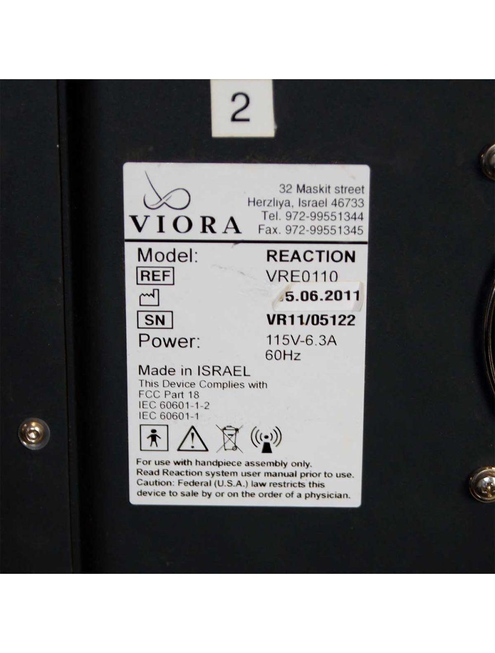 2011 Viora Reaction Body Contouring RF Skin Tightening Contour System VRE0110