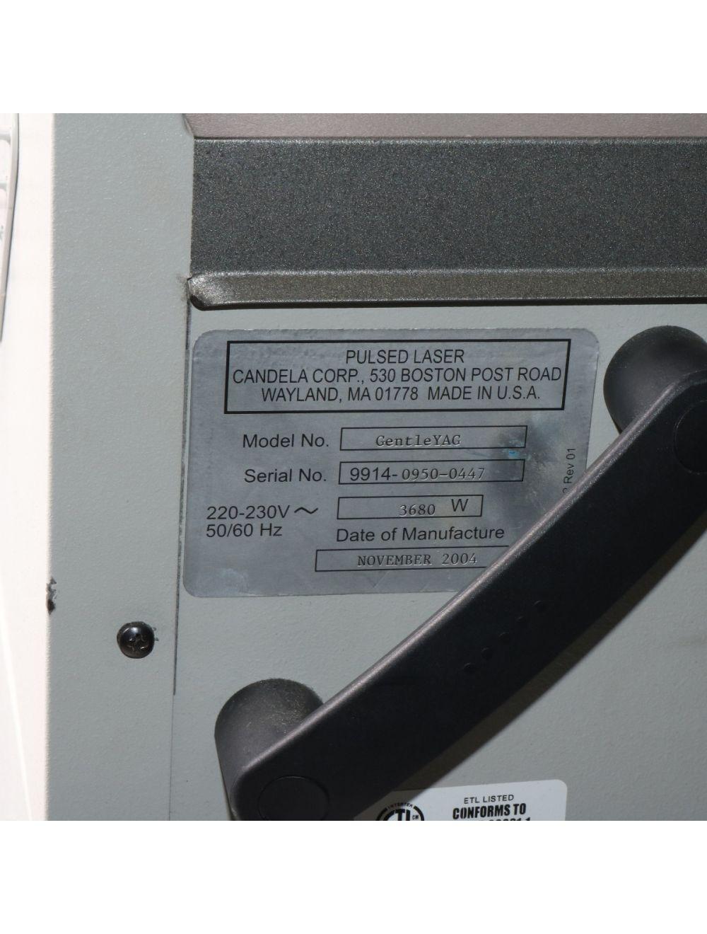 2004 Candela GentleYAG Nd YAG Laser Gentle YAG 2 Handpiece HR 6/8/10mm 1064nm