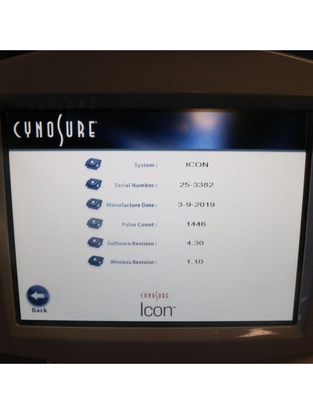 2019 Cynosure Palomar Icon Laser IPL w/ Max G 1540 2940 Skintel LOW SYSTEM SHOTS
