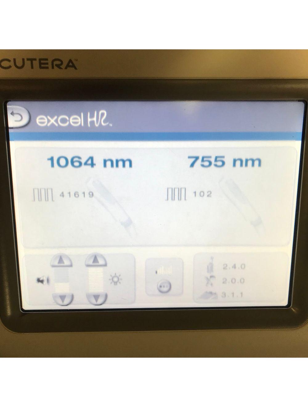 2018 Cutera Excel HR Alexandrite NdYAG 755 1064 Hair Removal Laser LOW 40K SHOTS