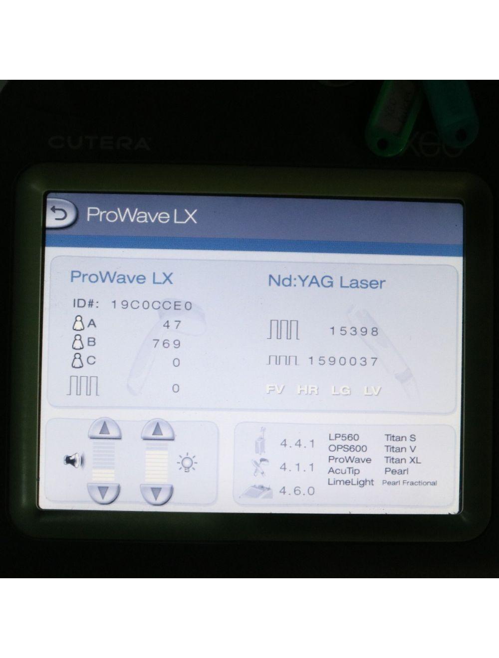 2017 Cutera Xeo NdYAG 1064 Laser 2 LOW SHOTS IPL Handpieces LimeLight ProWave LX