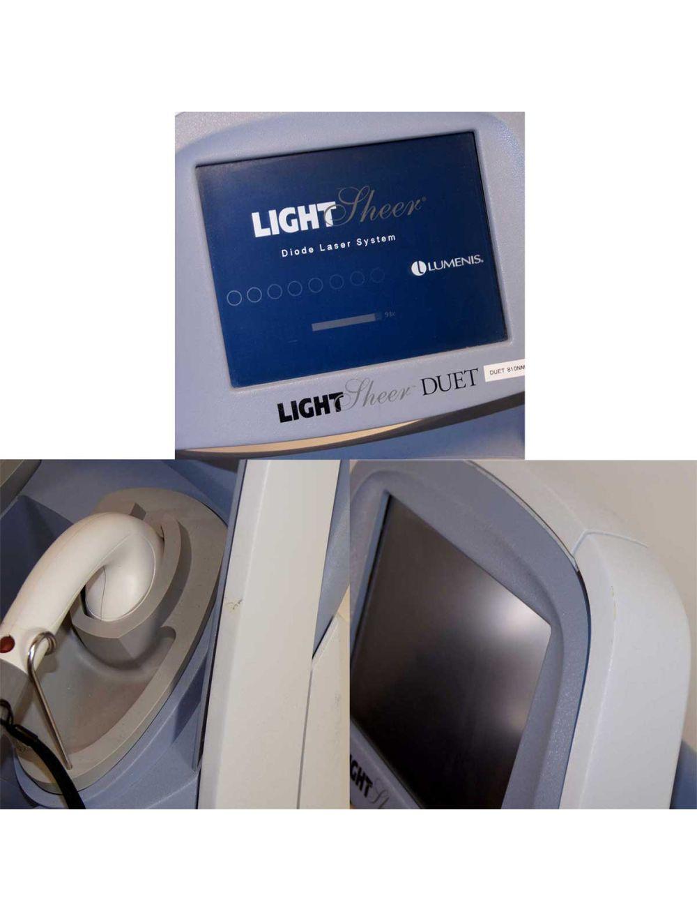 2007 Lumenis LightSheer Duet Laser System 810nm Diode HS and ET Hair Removal