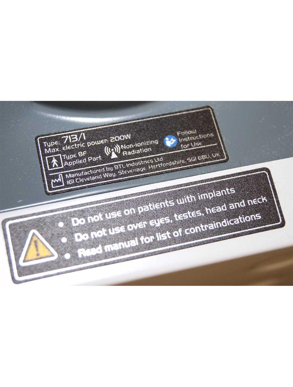 2013 BTL Vanquish ME Large Radio Frequency Contour System Core Fat Removal RF