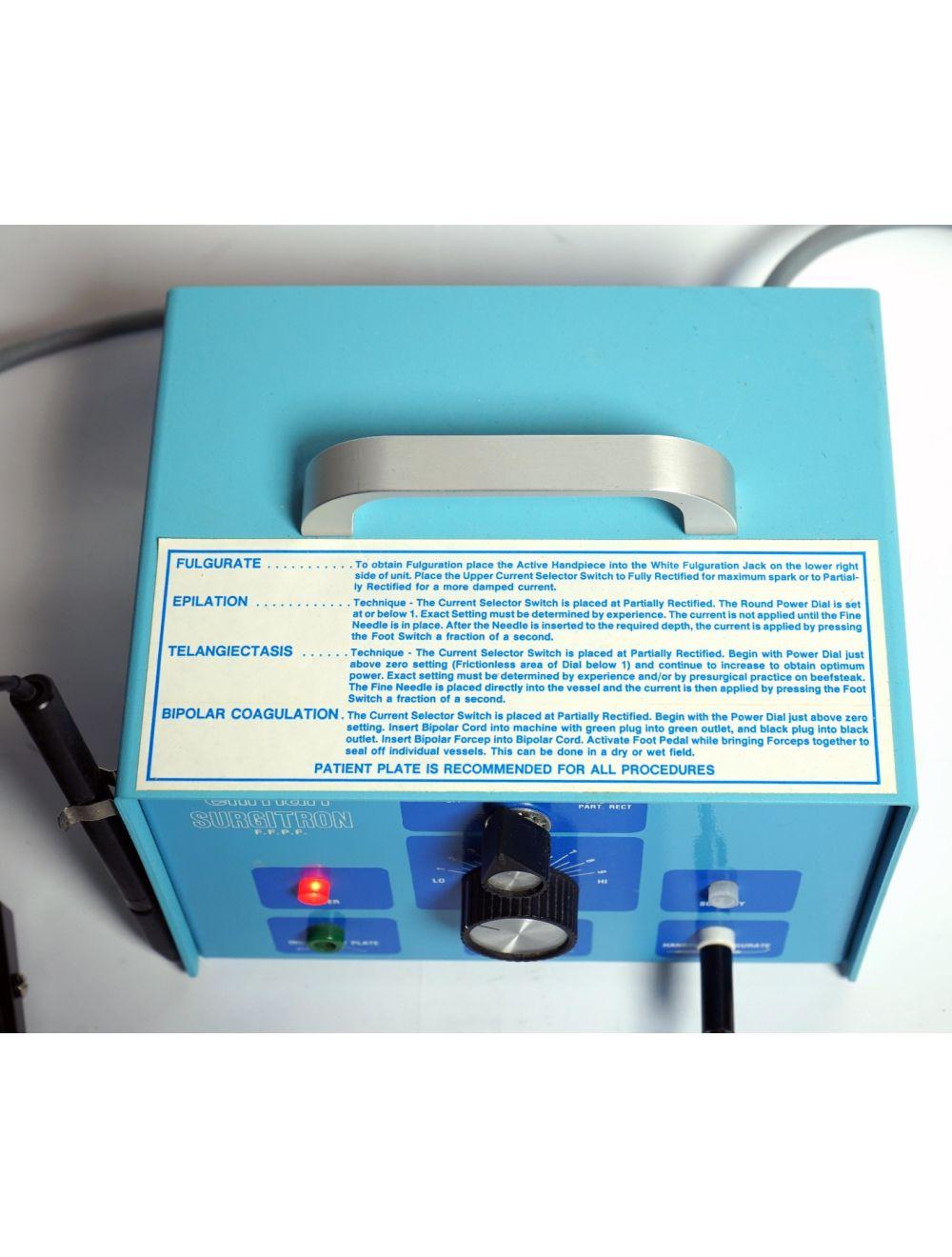 Ellman SURGITRON FFPF Electrosurgical ESU Cautery Dermatology Gynocology Device