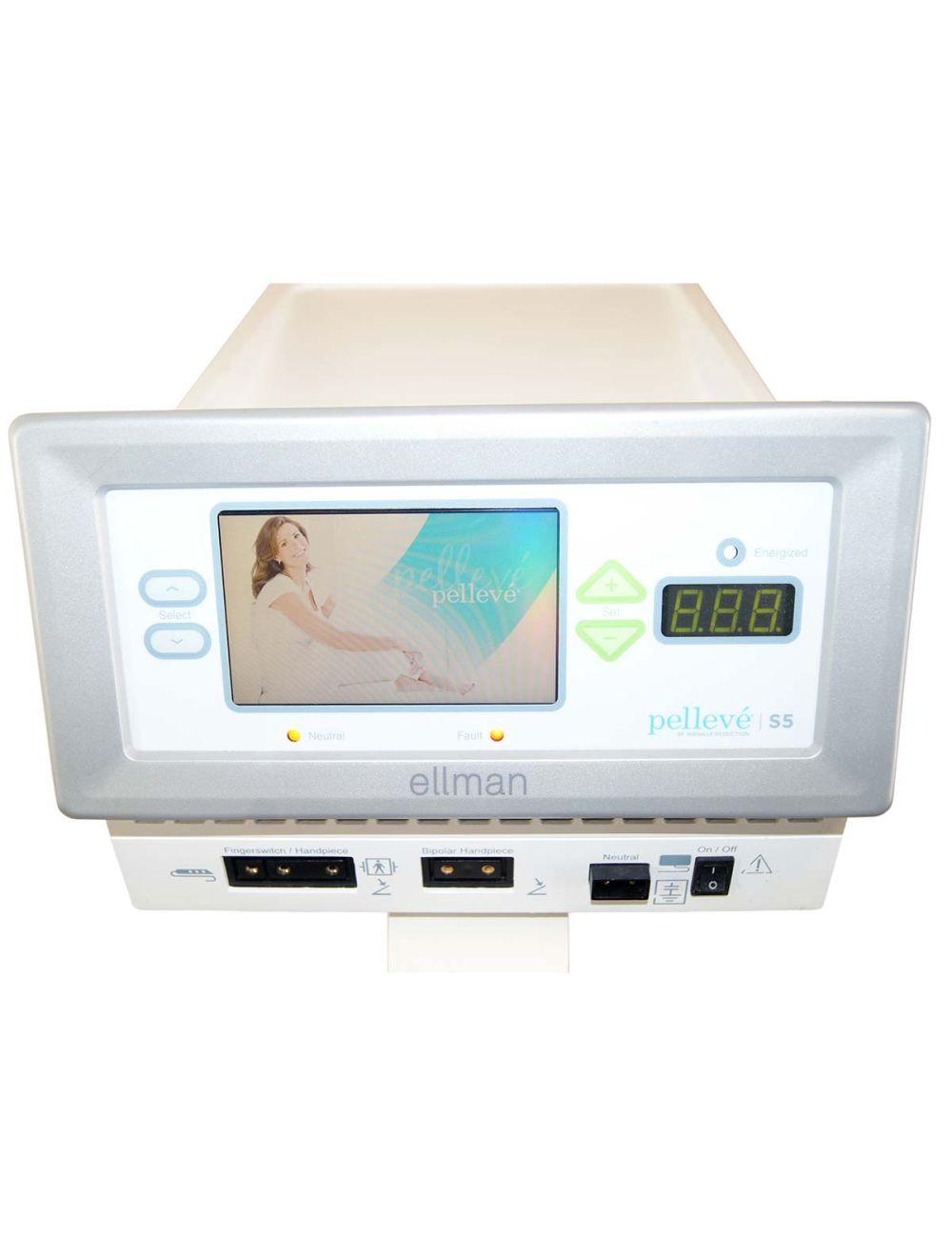 Ellman Pelleve S5 RF Wrinkle Reduction System IEC5P-ST Generator with Cart