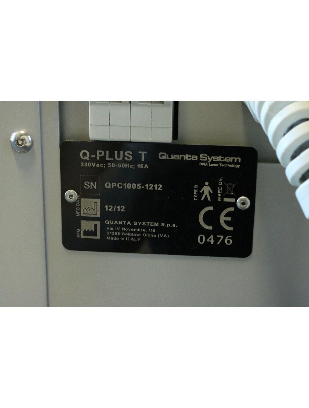 2012 Quanta Q-Plus T Tattoo Removal 1064 532 694 Laser Q-Switched Ruby + Nd:YAG