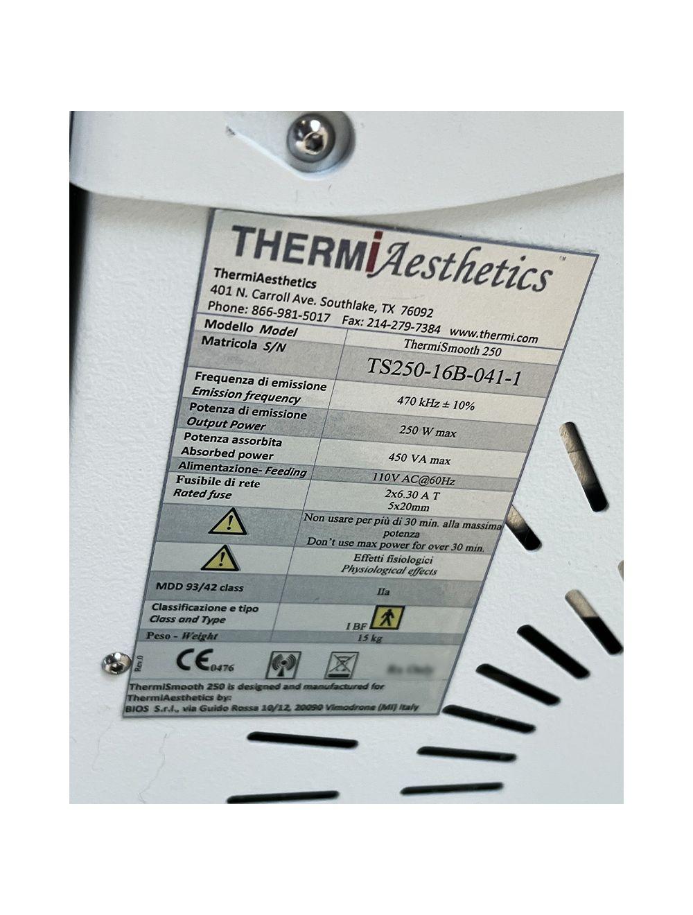 2016 ThermiAesthetics Thermi 250 RF Skin Tightening Cellulite Smoothing System