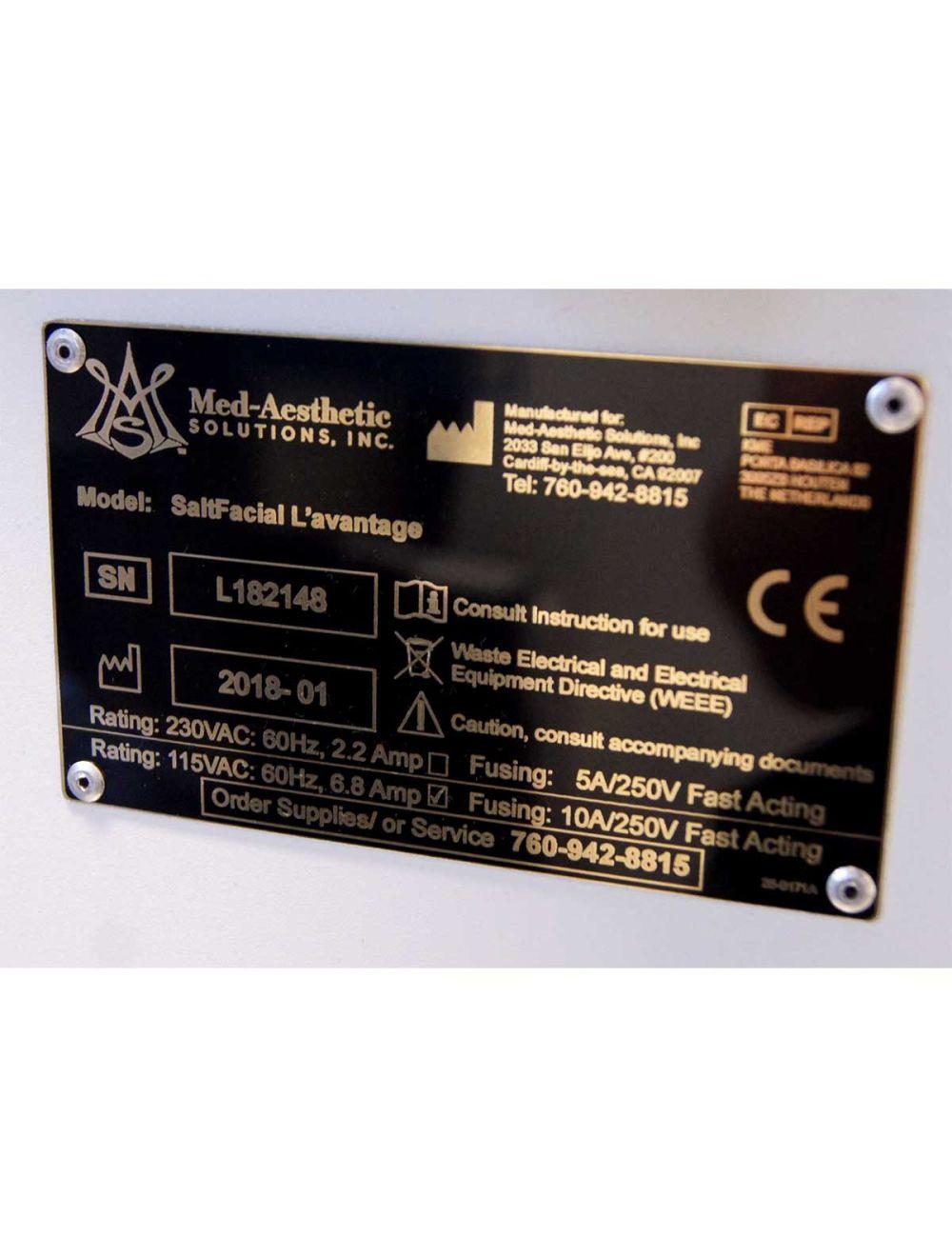 2018 SaltFacial L'avantage Skin Rejuvenation LED Light Renewal Therapy System