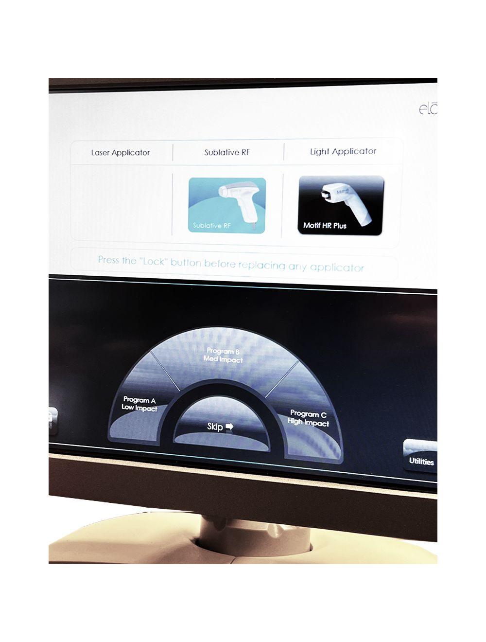 Syneron Candela Elos Plus SRF SRA RF Laser Skin Tighten/Resurface Hair Removal