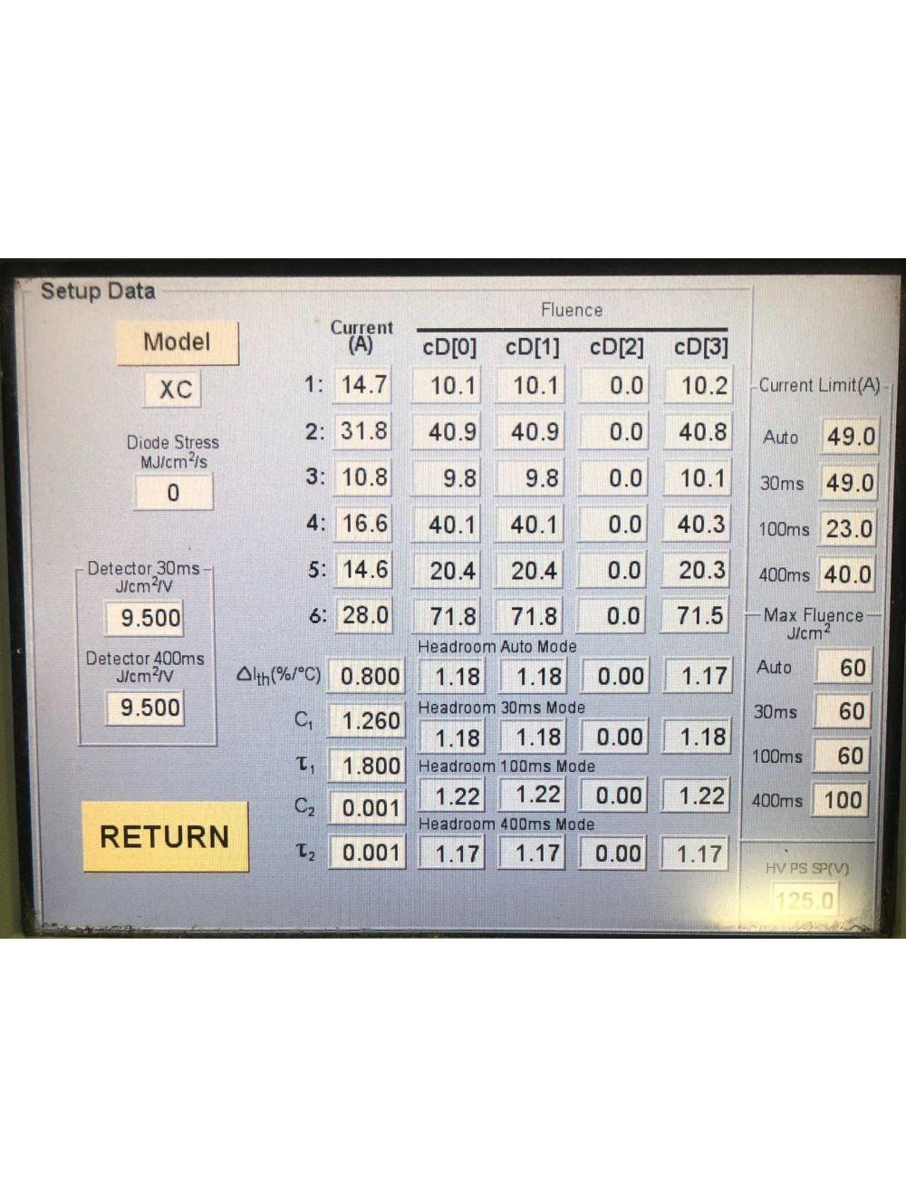 2004 Lumenis LightSheer XC Diode Laser LightSheer System 202 Pulses