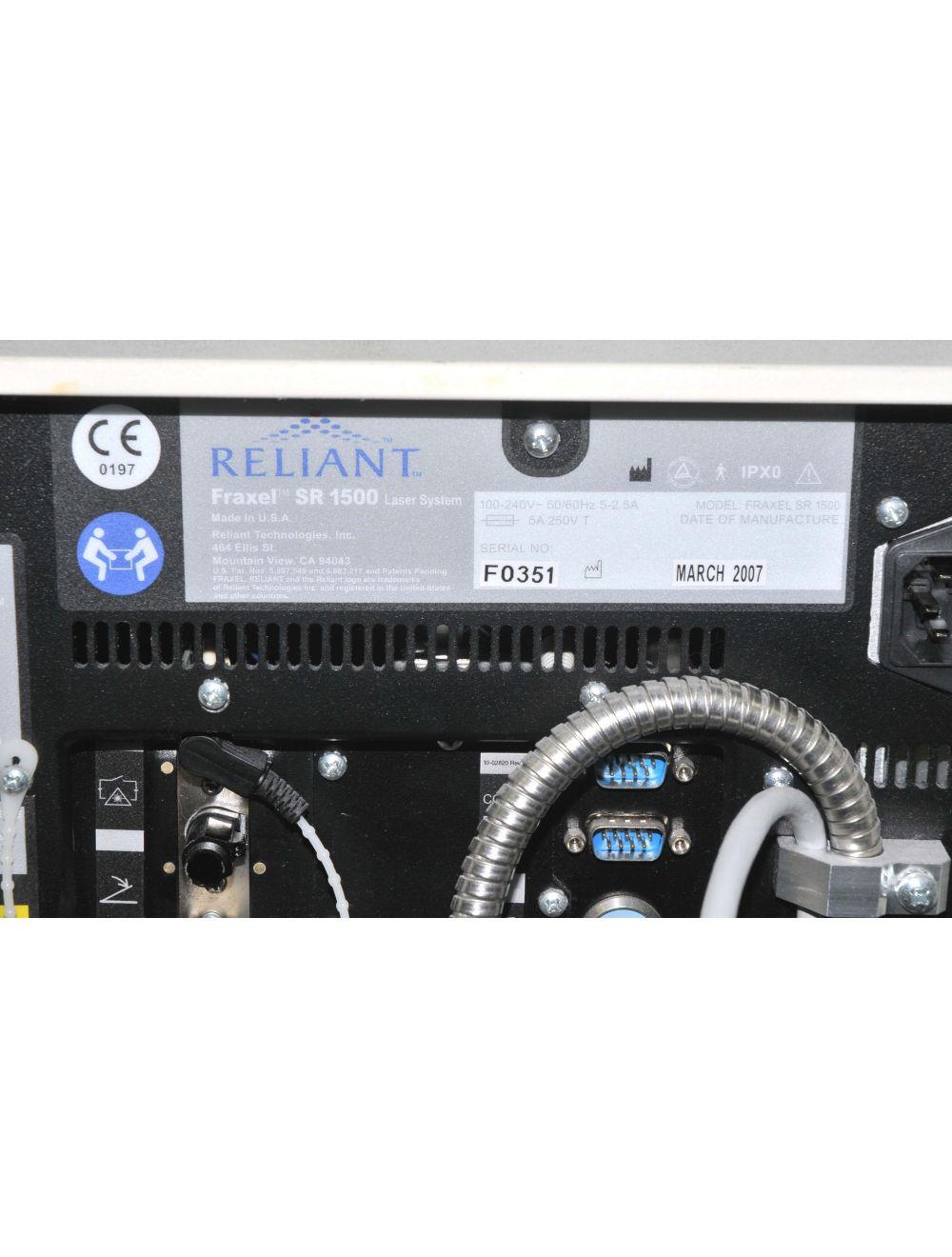 Reliant Fraxel SR1500 Non-Ablative Fractional Skin Resurfacing Laser SR 1500