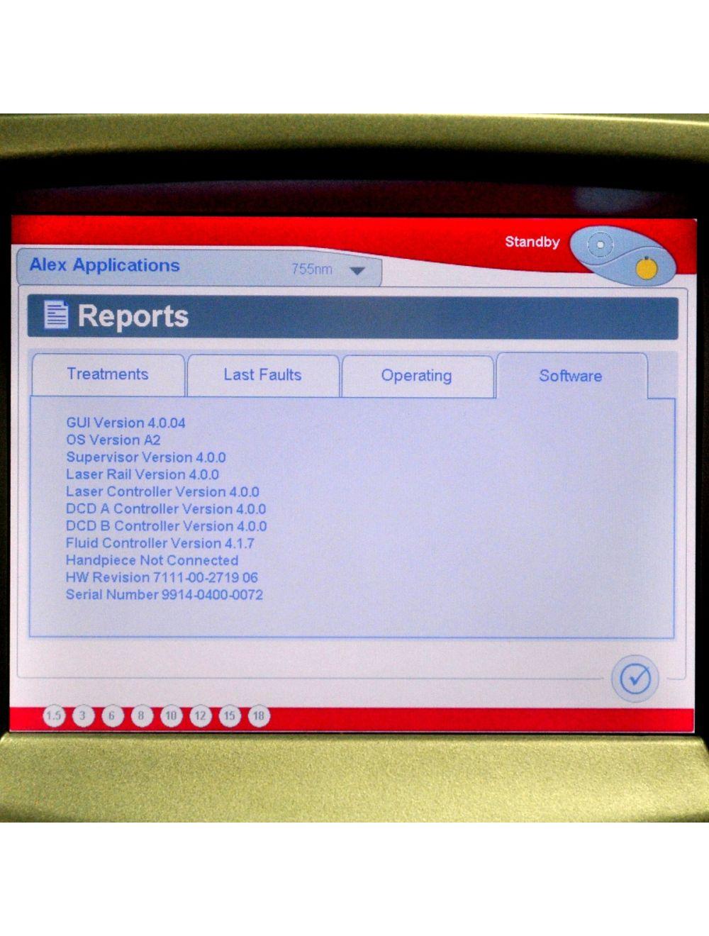 Candela GentleMax Hair Removal Laser w/ 1.5-3 mm & 6-18mm Handpieces Gentle Max