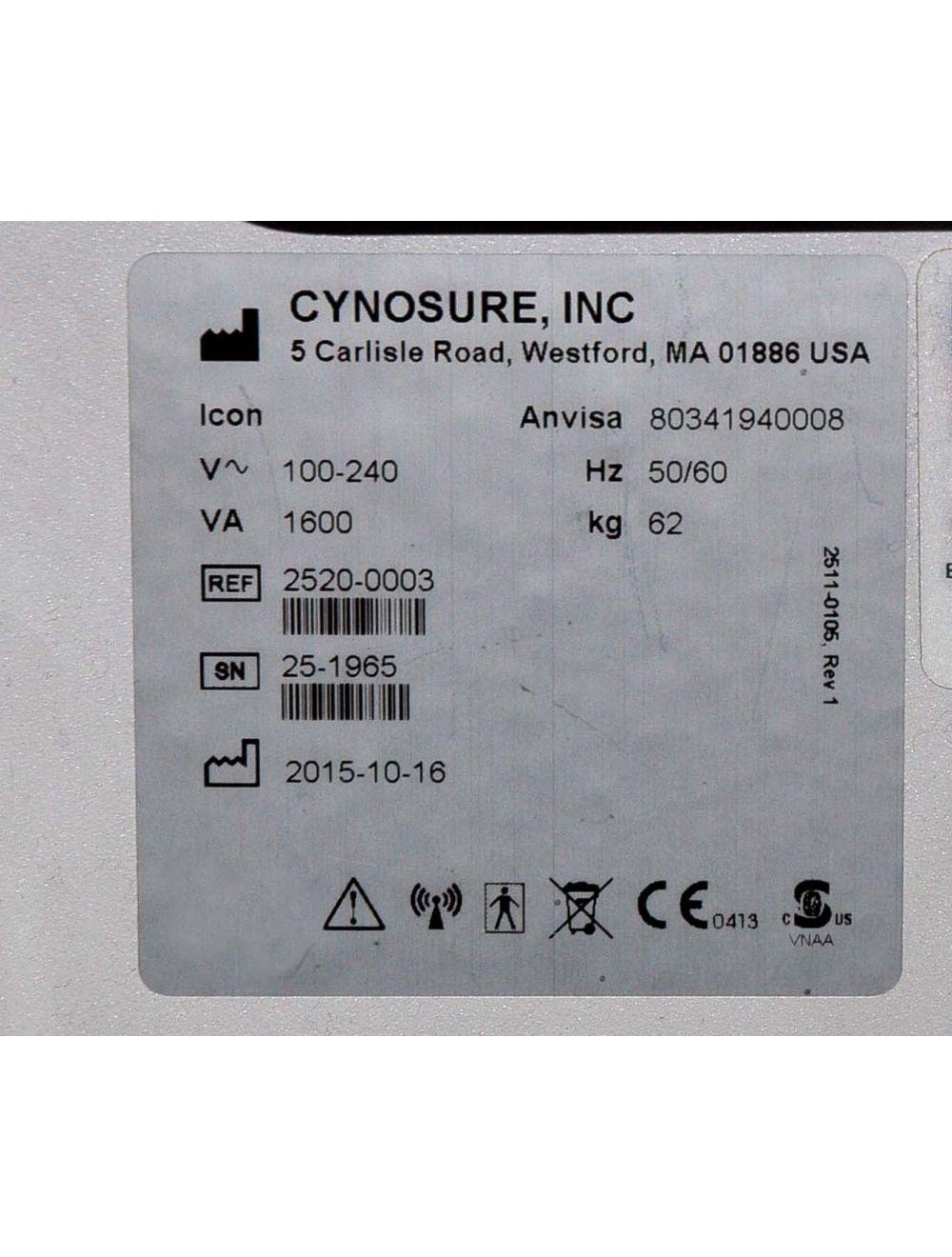 2015 Cynosure ICON IPL Laser HandPieces 2940 Fractional Max G Ys Palomar