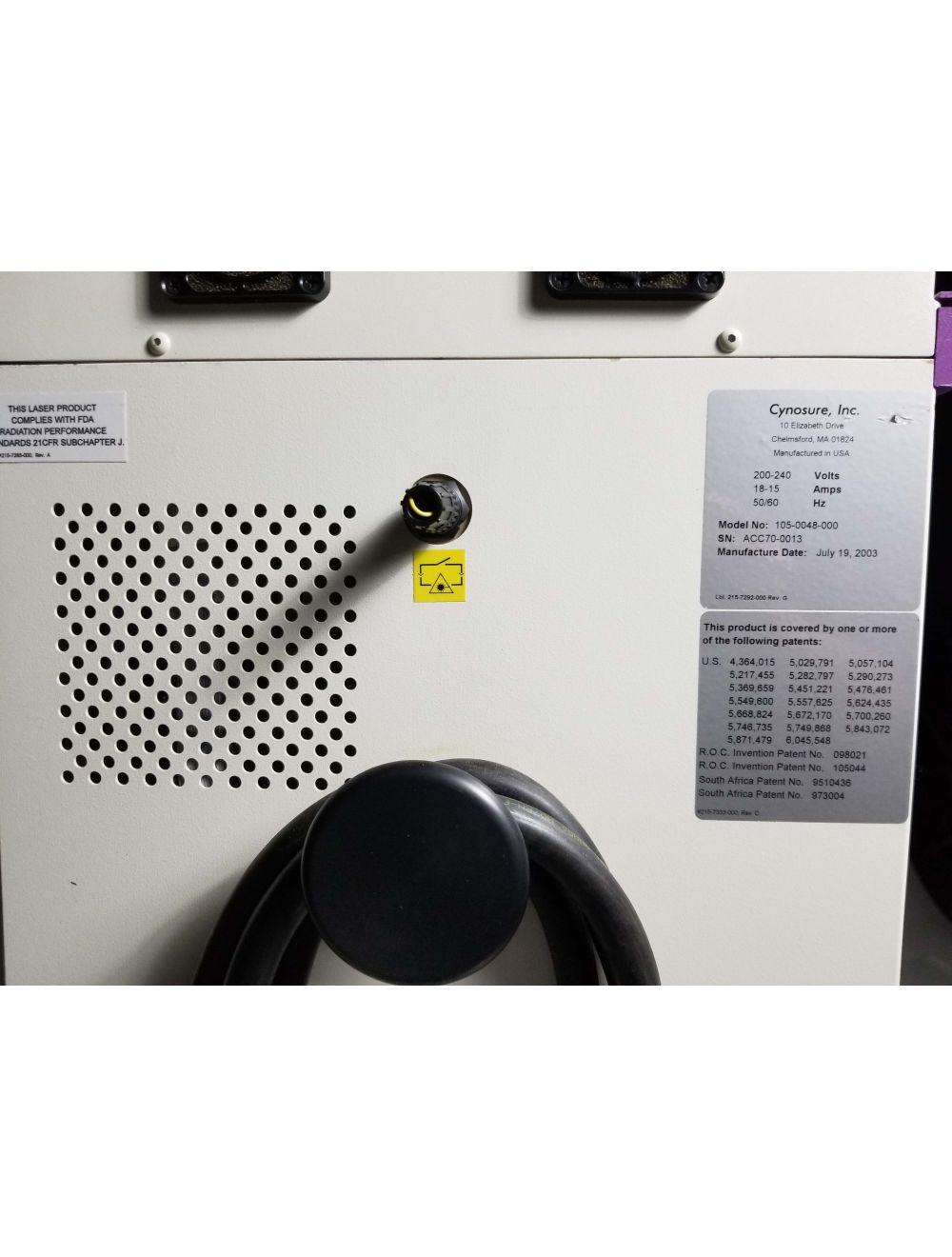 Cynosure Acclaim 7000 Nd YAG 1064 Hair Removal Skin Rejuvenation Vascular Laser