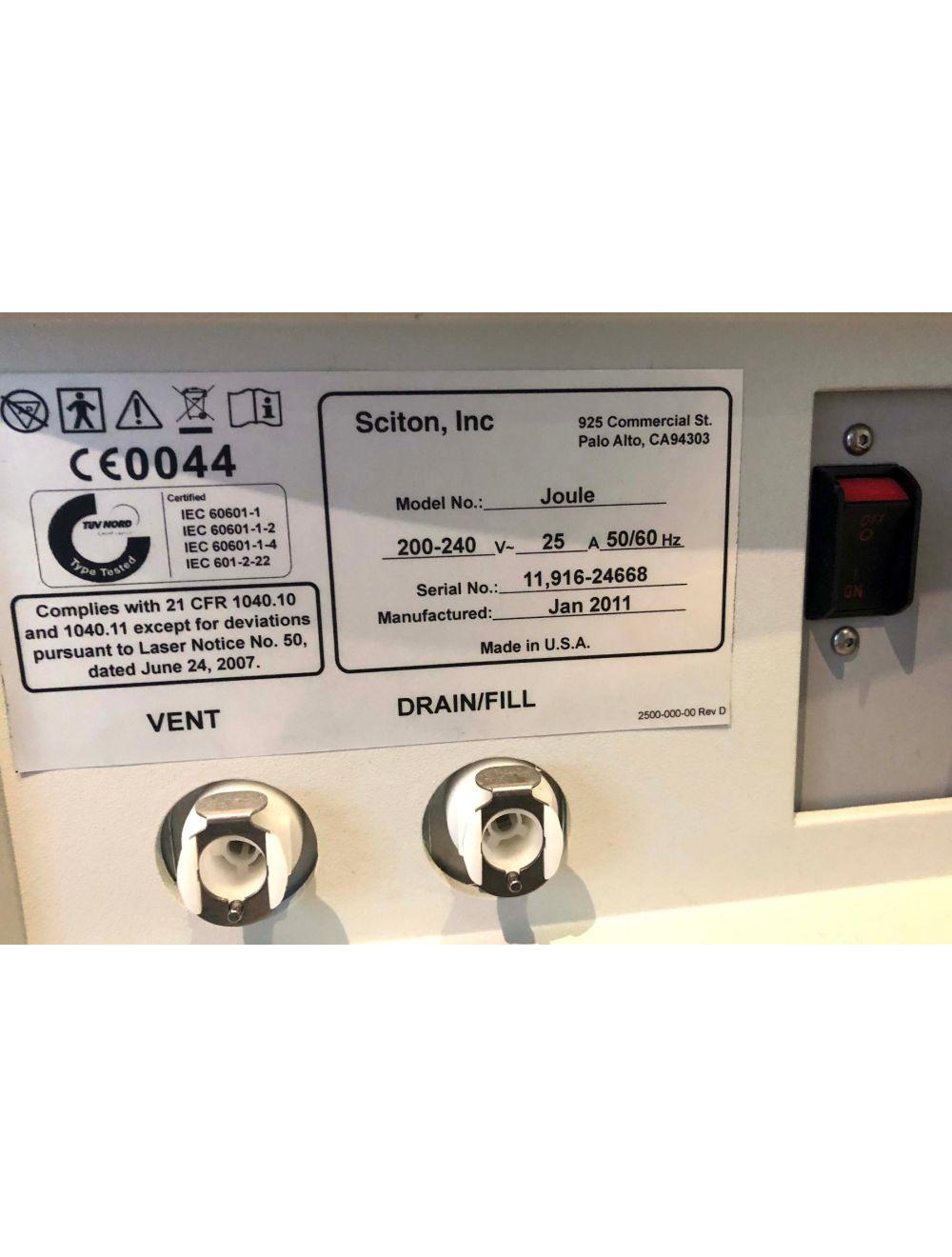 2011 Sciton Joule Laser ClearHair YAG Hair Removal BBL SkinTyte Skin Tightening