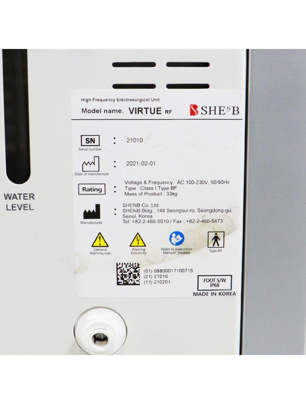 2021 Cartessa VirtueRF Microneedle System SHEnB Virtue RF Wrinkles Skin Tighten