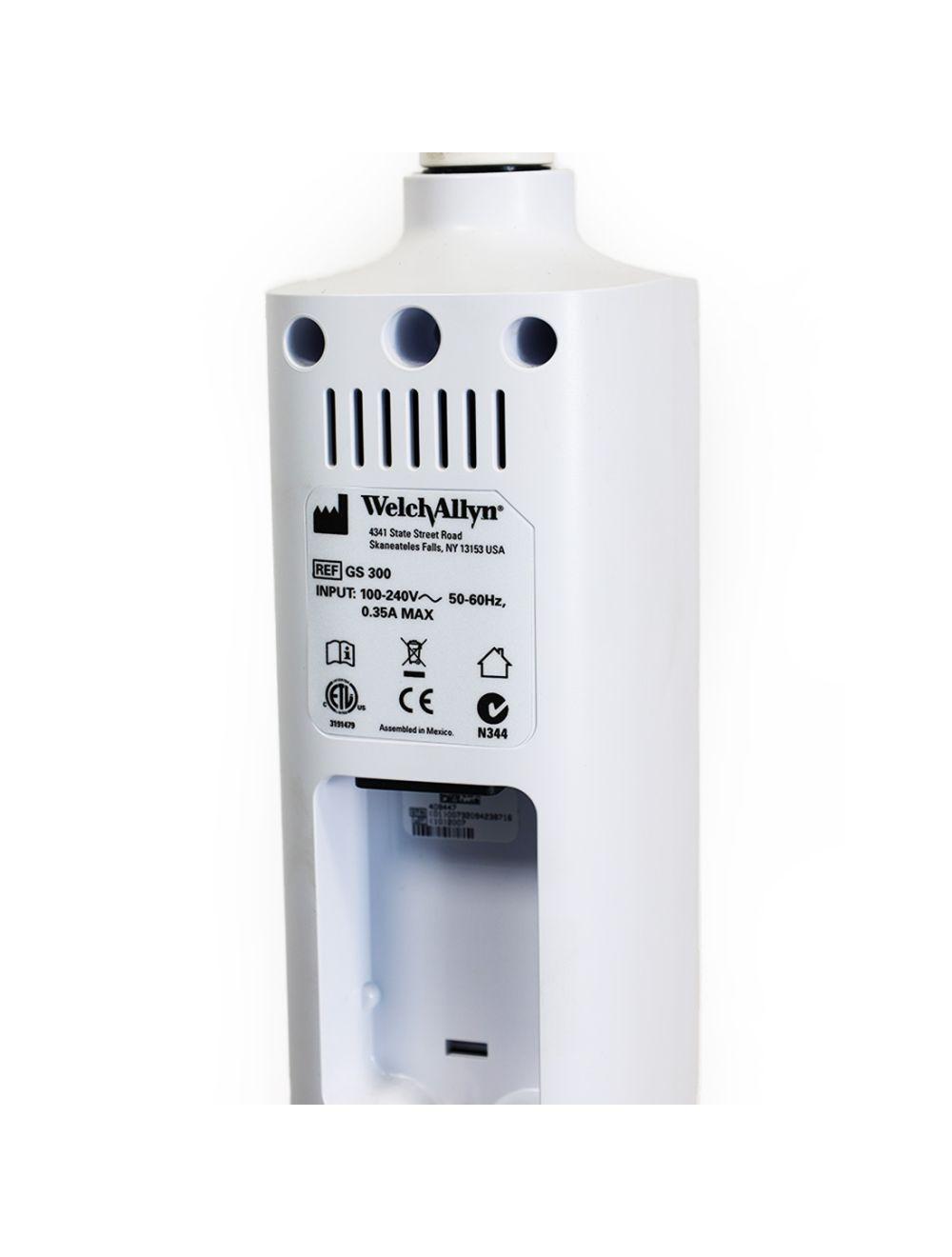 Welch Allyn GS300 General Exam Light LED Green Series Rolling White Mobile Stand