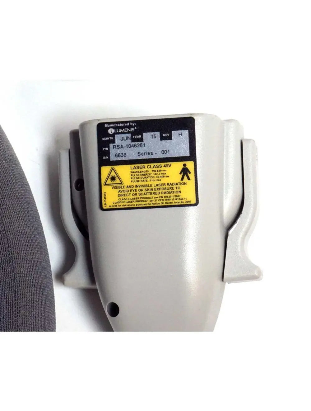 2009 Lumenis LightSheer Duet Laser ET HS 9x9mm 22x35mm Hair Removal Light Sheer Lumenis