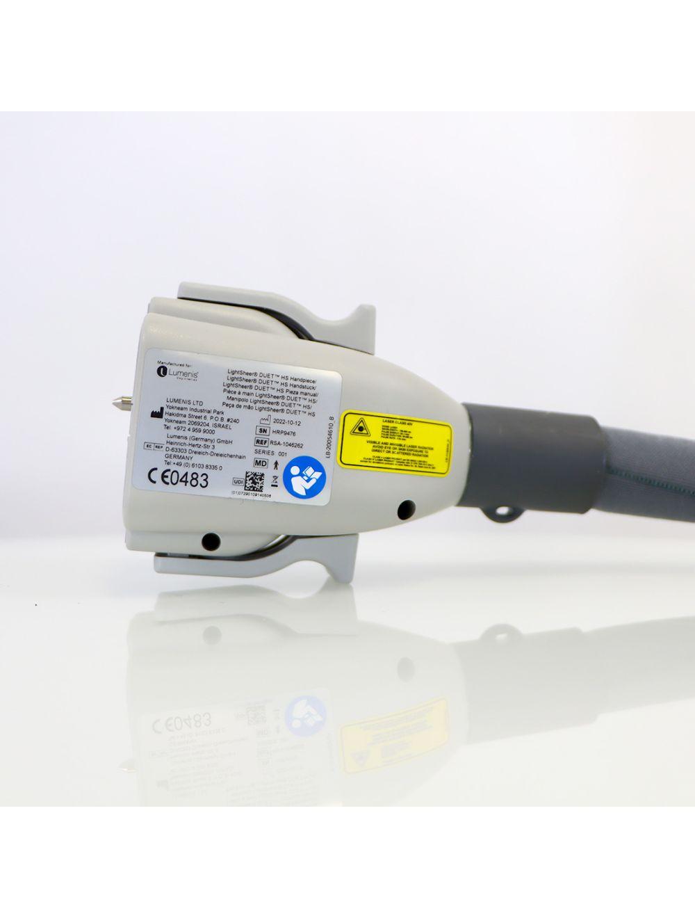 2010 Lumenis LightSheer Duet Laser High Speed HS 805nm ET Hair Removal 2 HP's