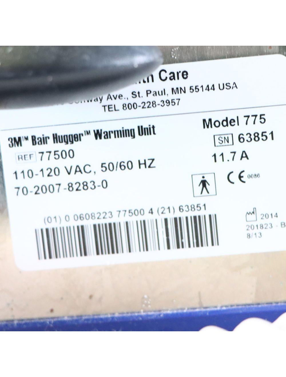 Bair Hugger - PATIENT WARMERvmodel 775 warming unit