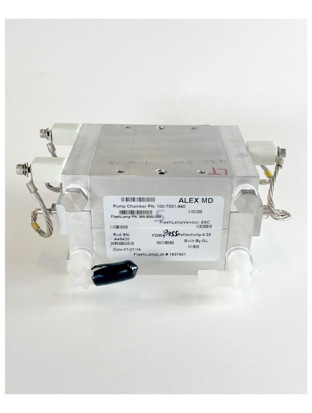 CYNOSURE APOGEE ELITE LASER HEAD PUMP CHAMBER PN: 100-7001-940