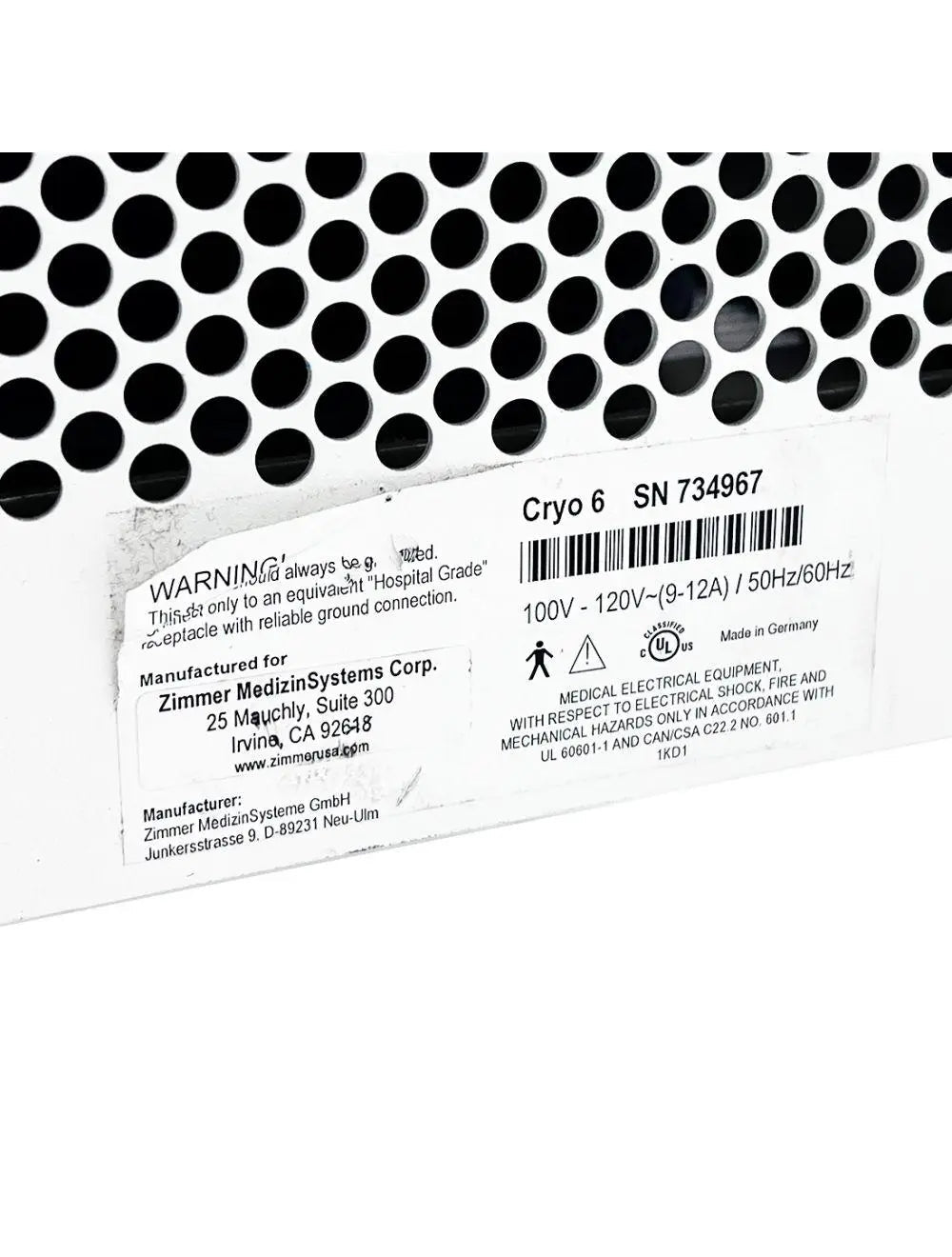 Fraxel Reliant SR 1500 Surgical Laser With Zimmer Cryo 6 Cooling System