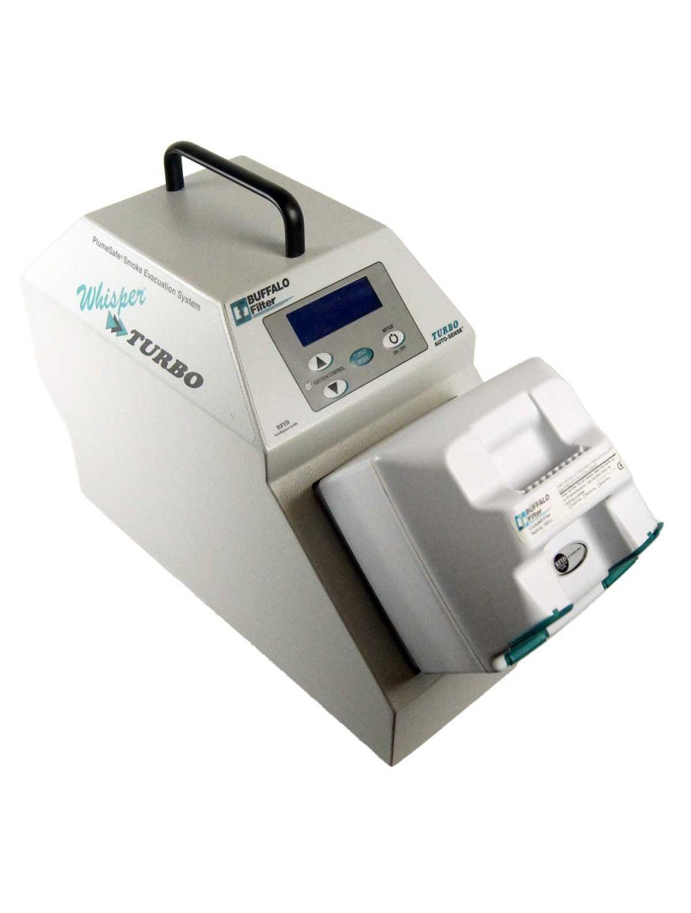 Buffalo Filter Whisper Turbo PlumeSafe Smoke Evacuation Suction System PSWTURBO