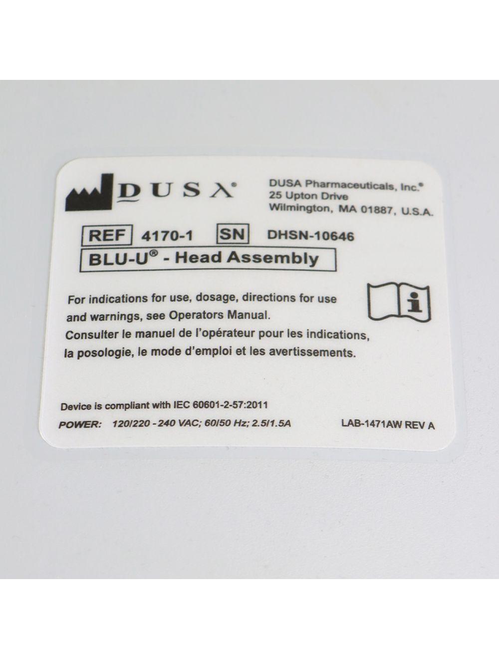 Dusa Blu-U Photodynamic Light Skin Treatment Therapy Phototherapy 4170-1