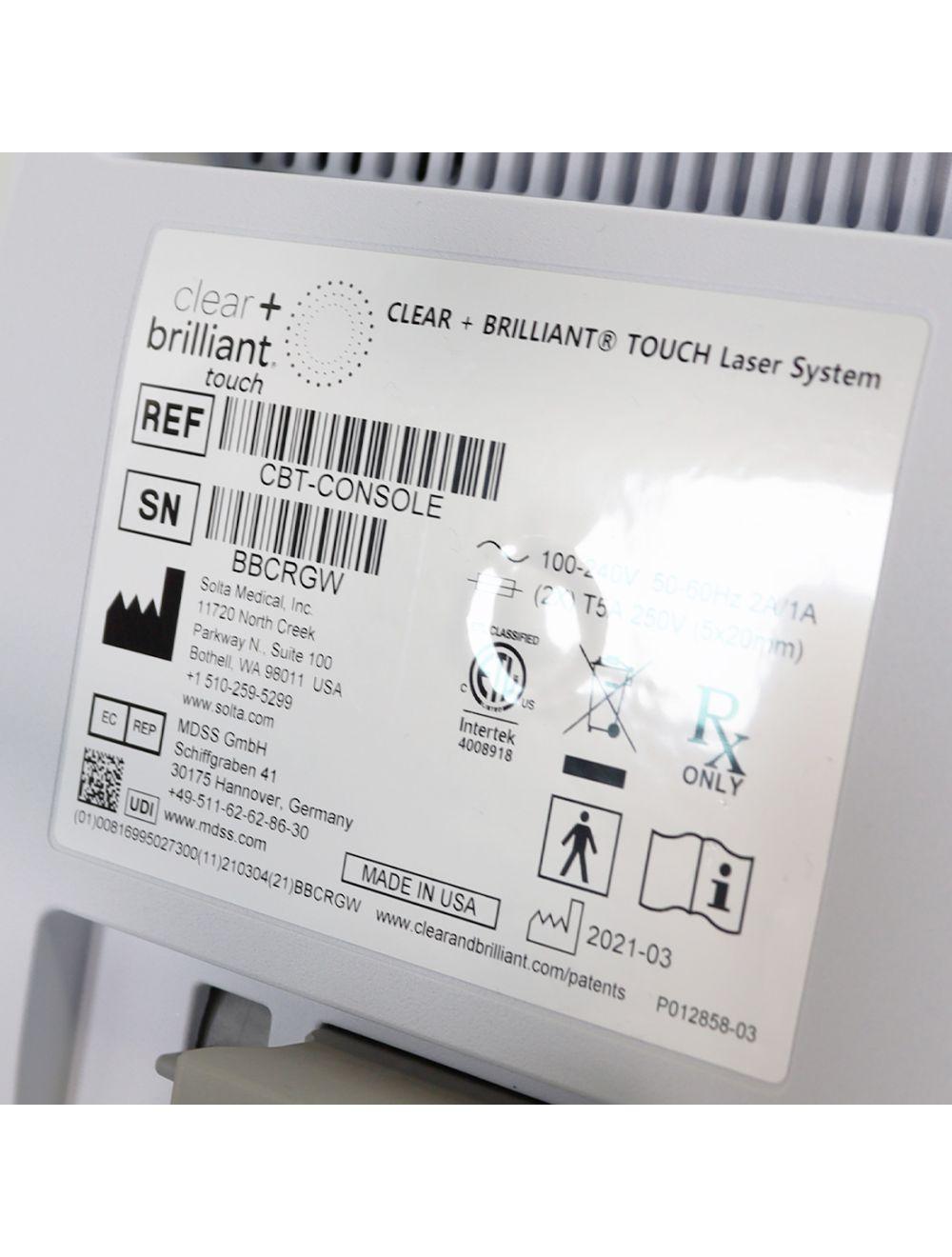 2021 Solta Clear & Brilliant Touch 1440nm Diode Fractional Laser 2 HPs Wrinkles