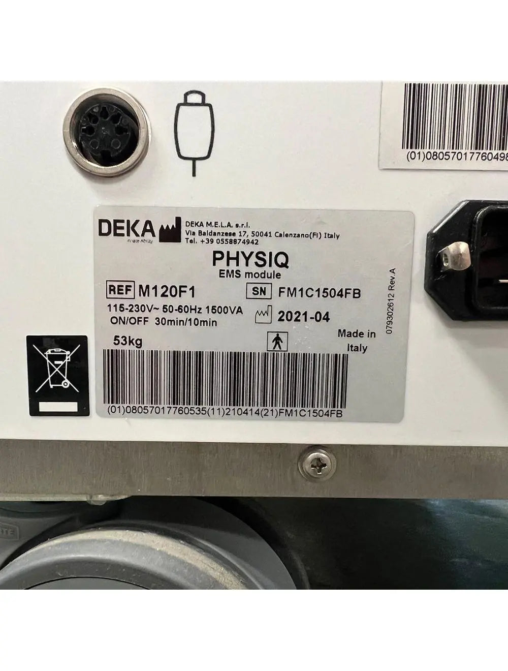 2021 DEKA Cartessa PHYSIQ Electrical Muscle Stimulation EMS Pulse Body Treatment Sol International Medical