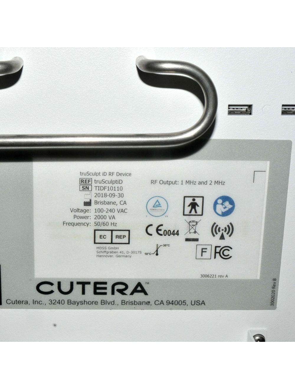 Cutera truSculpt iD Radio Frequency Body Sculpting Contouring RF Non Surgical