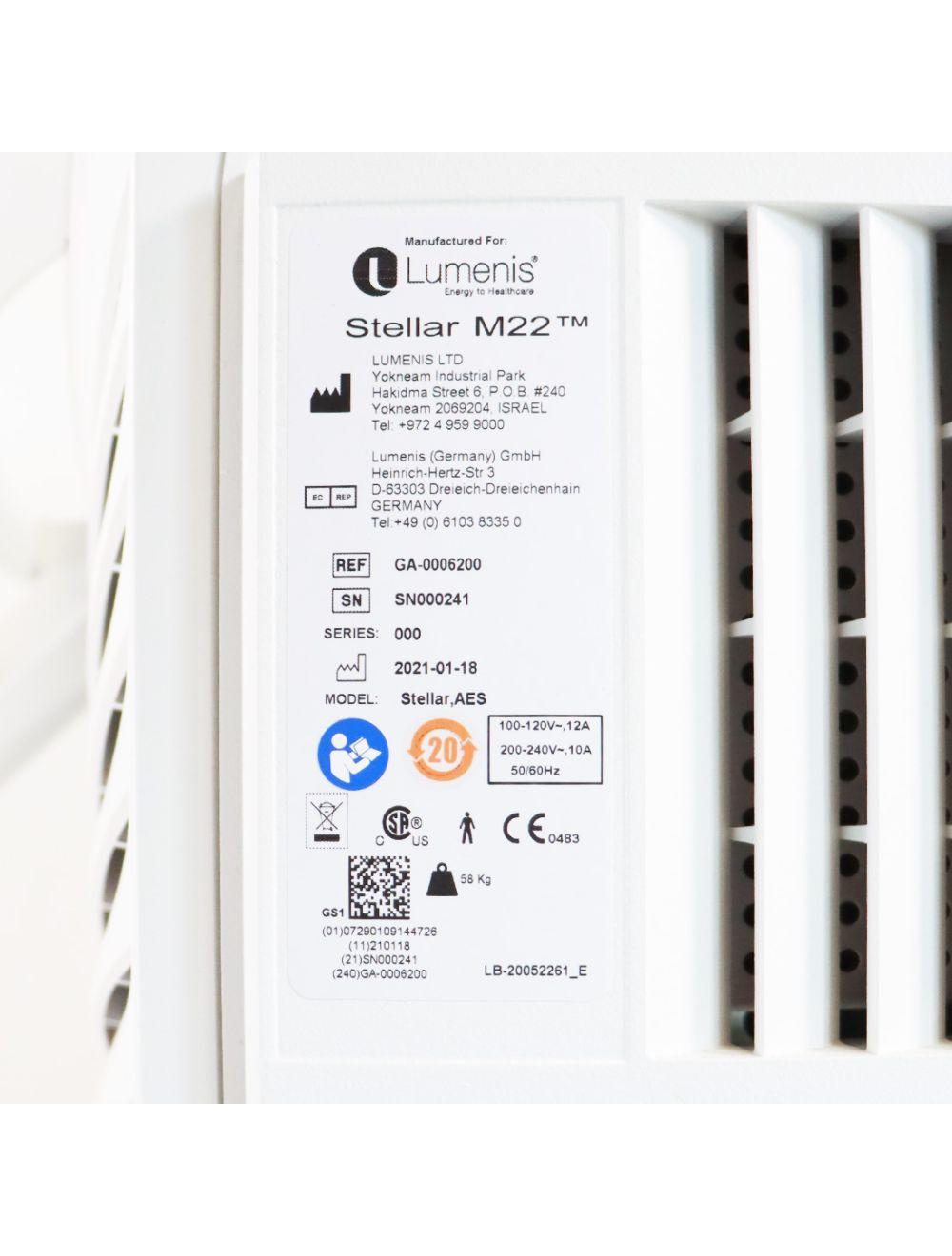 2021 Lumenis Stellar M22 Laser System With IPL Handpiece