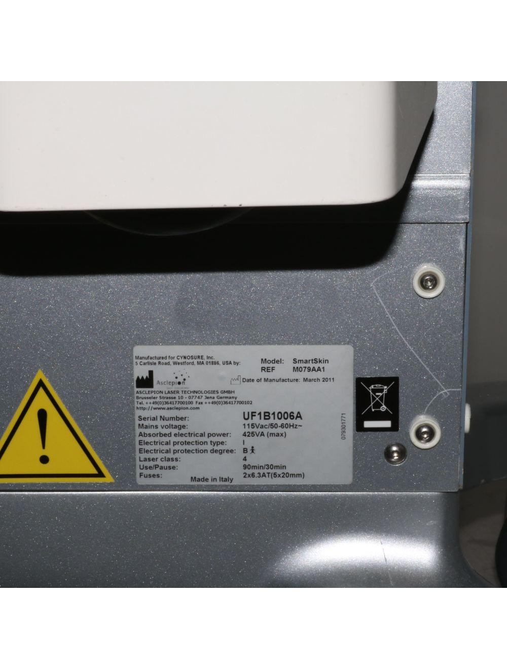 2011 Cynosure SmartSkin Fractional CO2 Laser Skin Renewal Smart Skin w/ Scanner