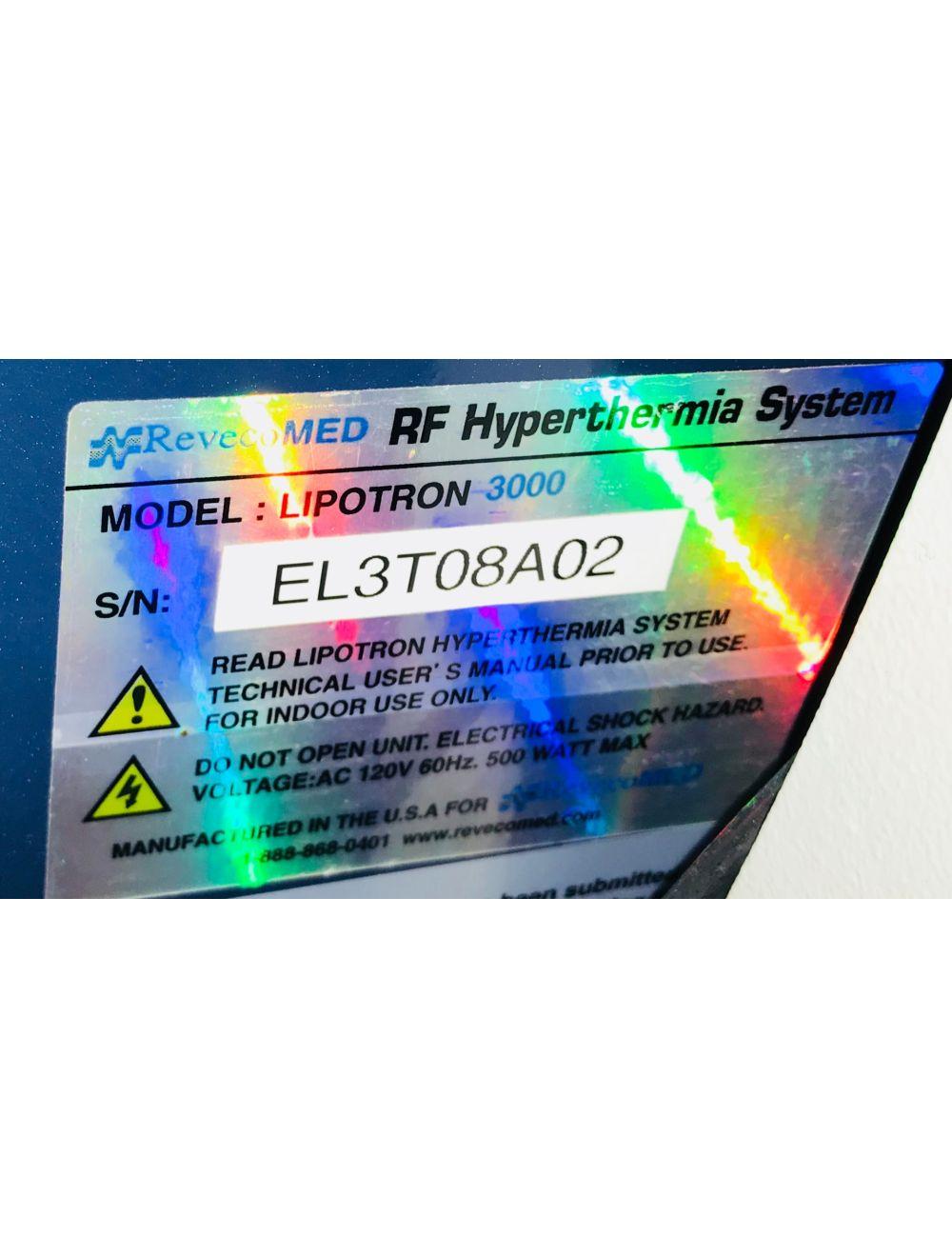 REVECOMED RF Radio Frequency Hypothermia System Tron3000 Tron 3000