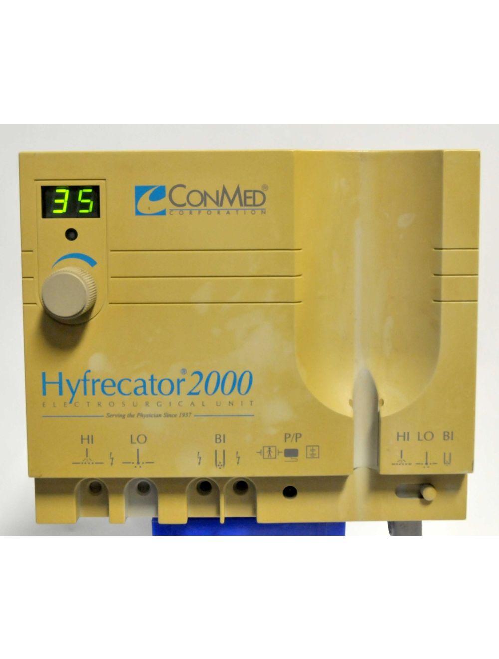 ConMed Hyfrecator 2000 Electrosurgical Generator Tissue Therapy 7-900-115