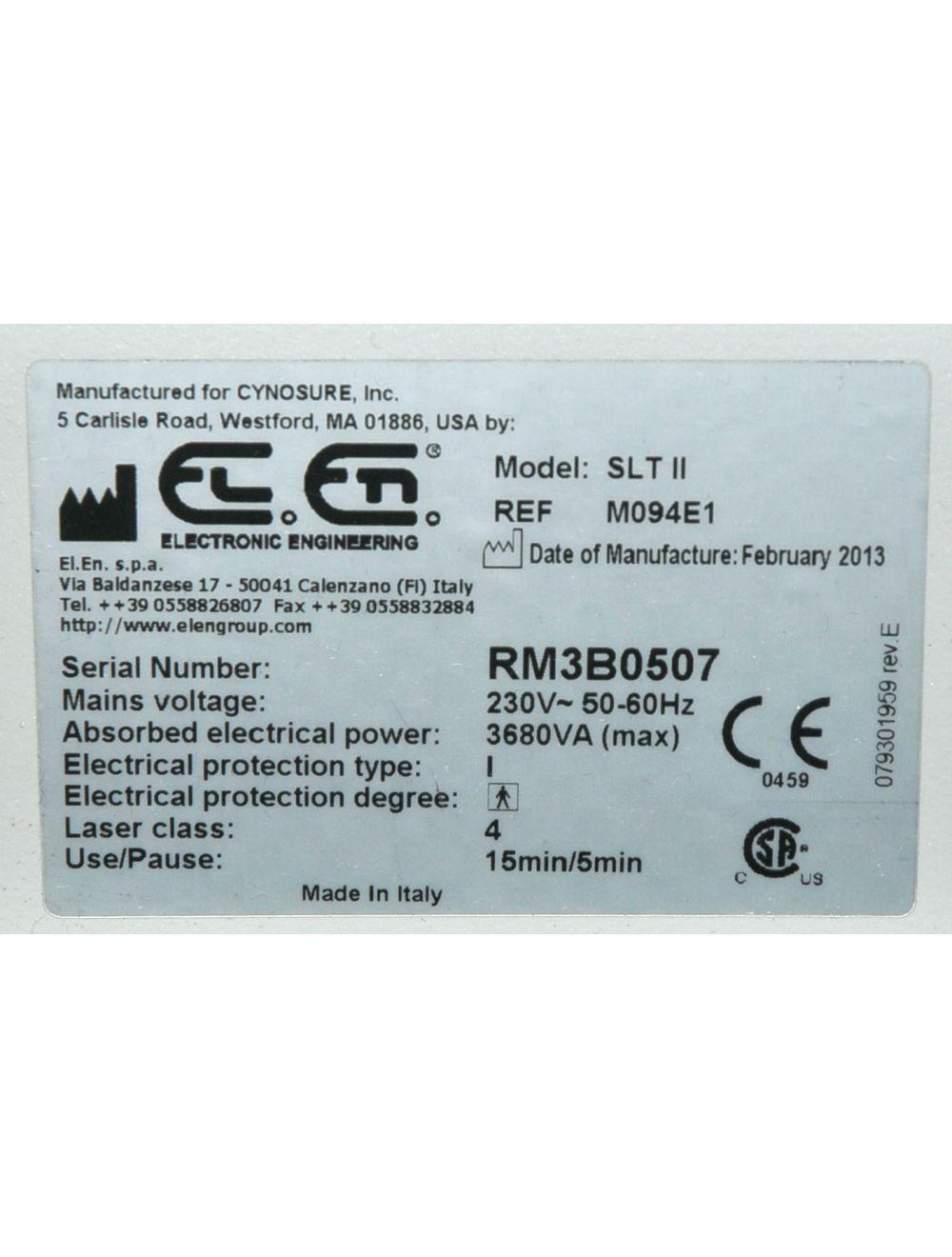2014 Cynosure SmartLipo Triplex SLT II 1064 1320 1440 Laser Tri Plex Lipolysis