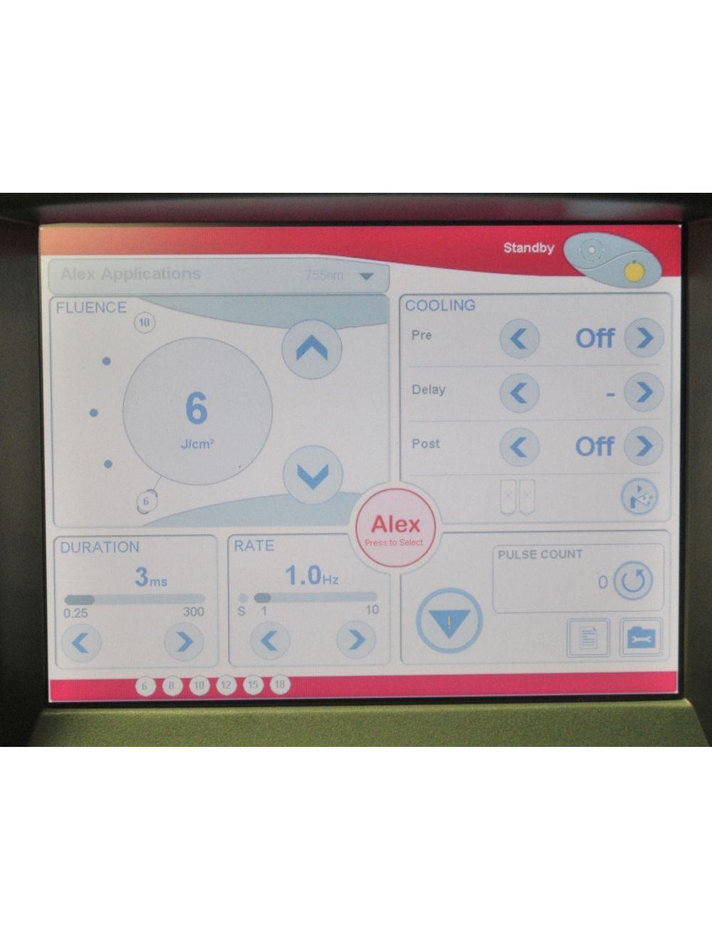 2010 Candela GentleMax Laser GMax YAG Alex 755 1064 6-18mm Hair Removal Vein