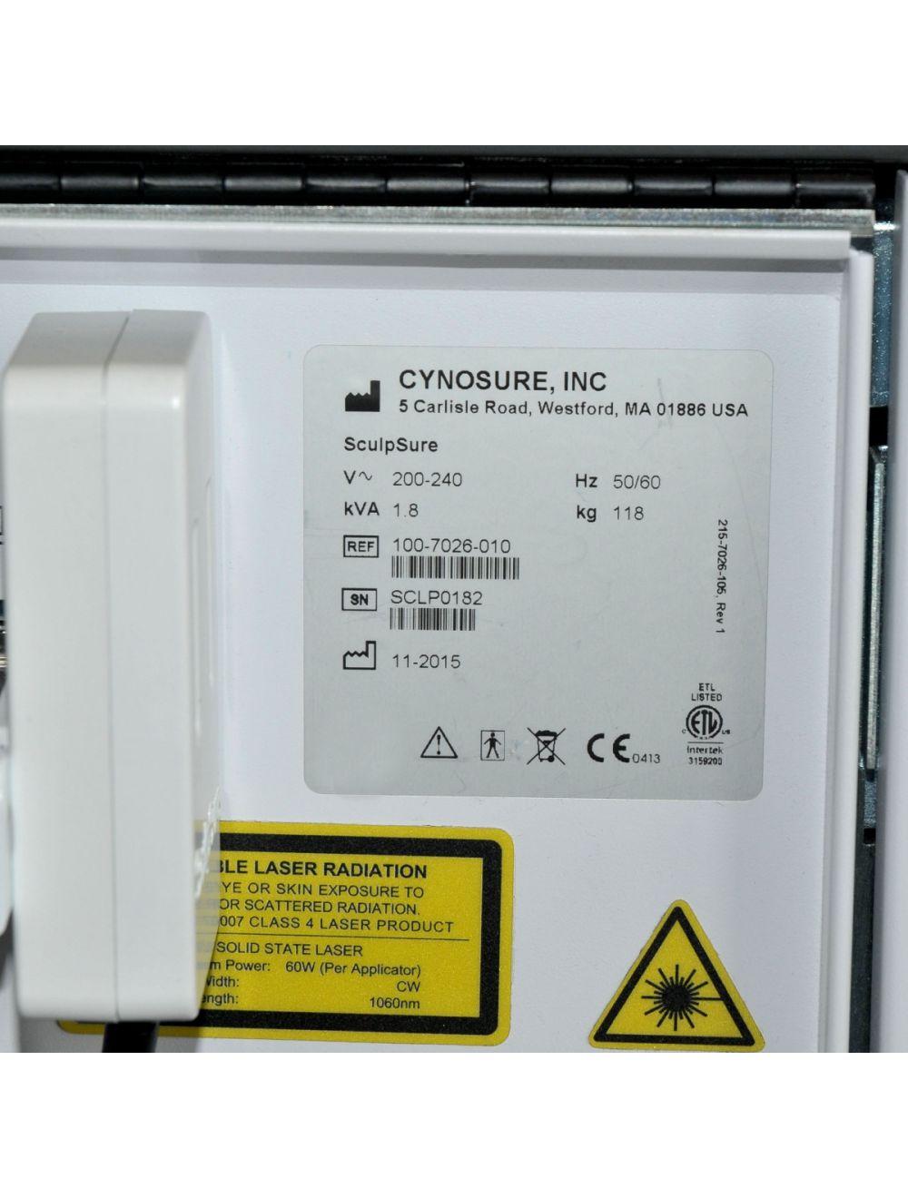 2015 Cynosure SCULPSURE Diode Non Invasive 1060 Laser BodySculpting Contouring